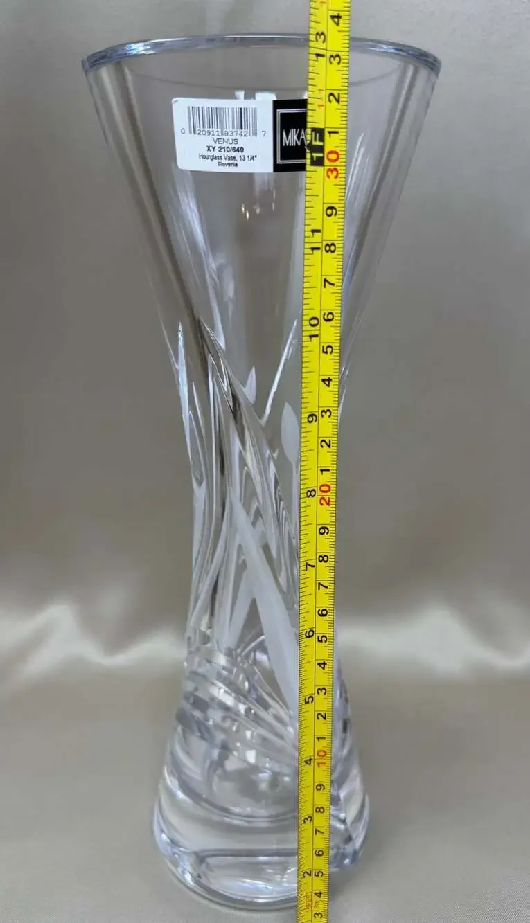 Mikasa Venus Hourglass Vase 13 1/4